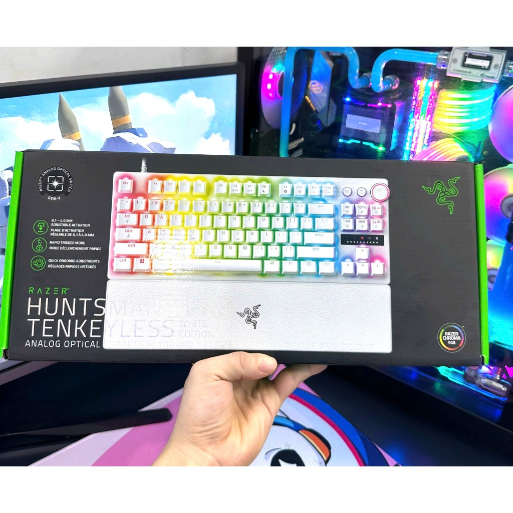 Bàn phím cơ Razer Huntsman V3 Pro Tenkeyless Analog Optical , GIÁ RẺ NHẤT THỊ TRƯỜNG