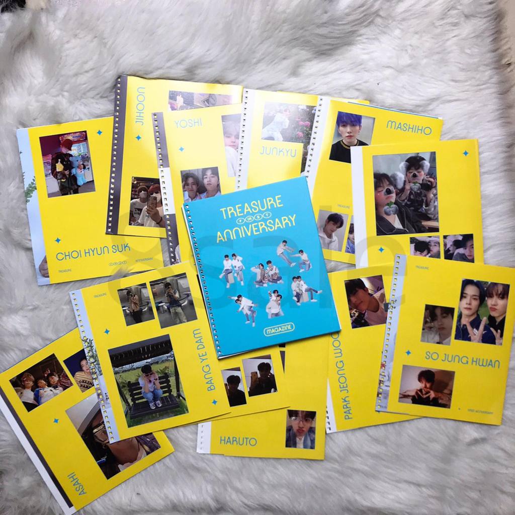 TREASURE | 1st anniversary magazine - Bản tách lẻ (Ảnh thần tượng)