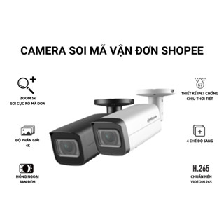 Camera Soi Mã Vận Đơn IPC-HFW2841T-ZS - 8MP Đóng Hàng Thương Mại Điện Tử Lắp Quầy Thu Ngân BH 2 Năm