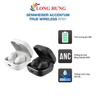 Tai nghe Bluetooth Sennheiser Accentum True Wireless ATW1 - Hàng chính hãng