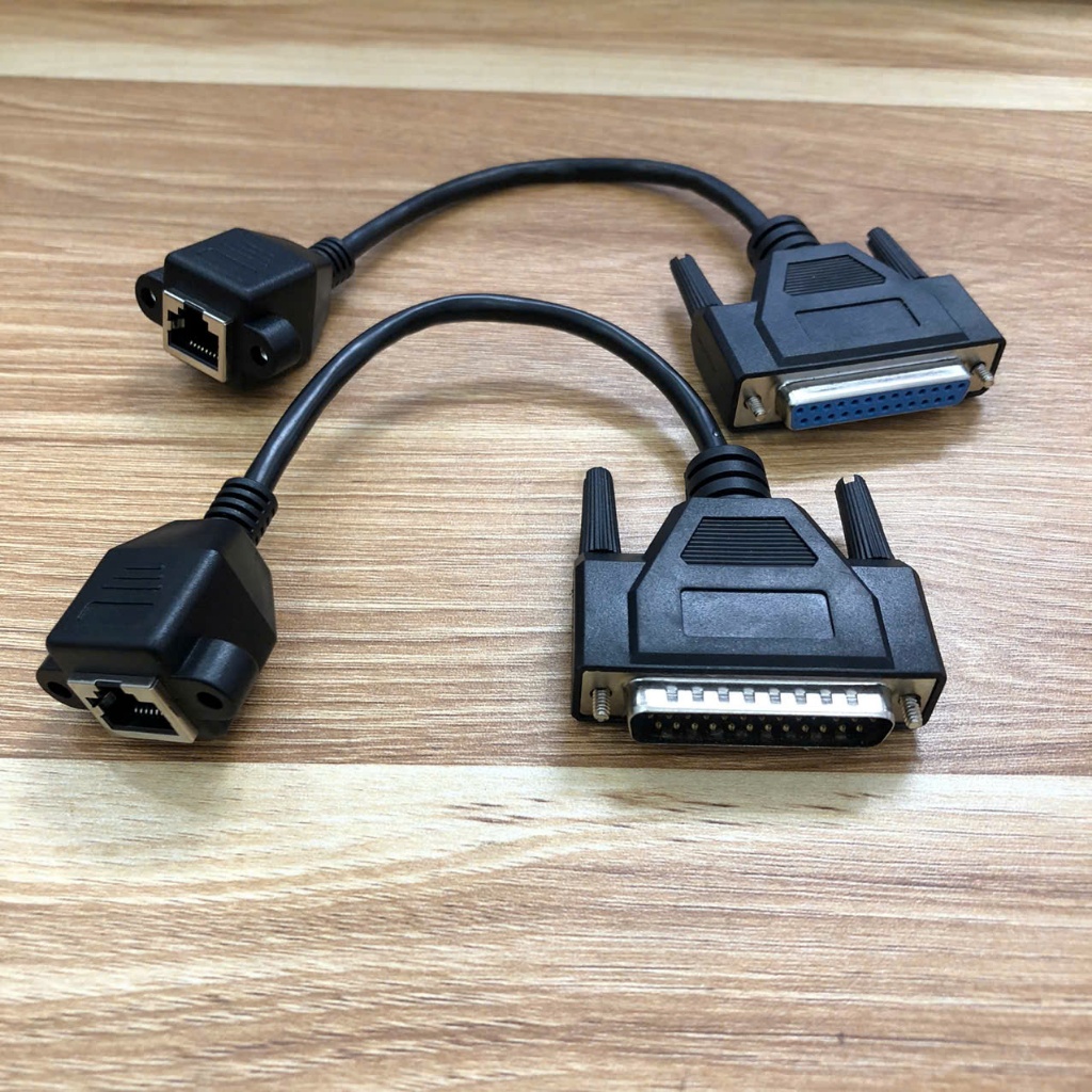 Cáp Chuyển đổi Adapter RJ45 Female to DB25 Converter ILDA Cable Pangolin Quickshow and Ishow Laser S