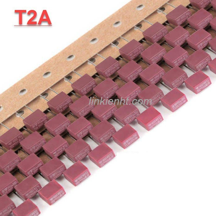 Túi 10 cái Cầu chì vuông 250V cầu chì T2A 2A