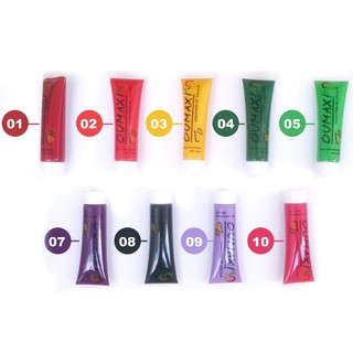 Bột vẽ Oumaxi lớn nhỏ màu vẽ móng, sơn vẽ cọ bản (không cần hơ đèn) 12ml-22ml
