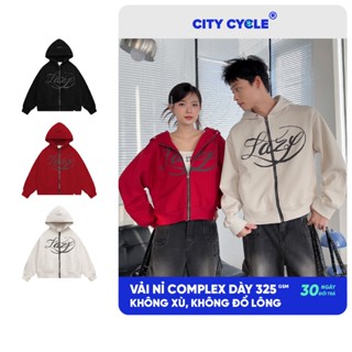 Áo khoác hoodie zip nỉ unisex đôi Local Brand Chính Hãng City Cycle Stellar