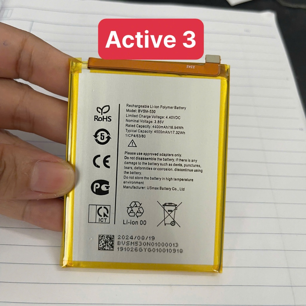 Pin Active 3 - V530A - Vsmart ( Mới )