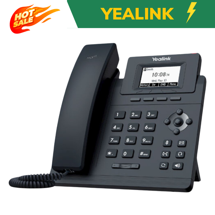 Điện Thoại IP Yealink Sip-T30 E1 (Nâng cấp Yealink T30)  TPCAO.COM / Điện thoại kết nối mạng Interne
