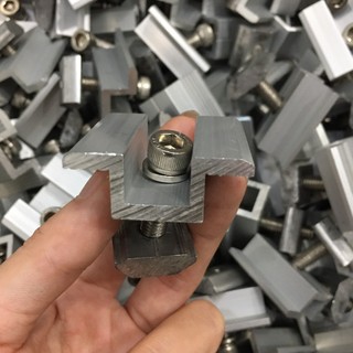 SỈ SL 100 CÁI GIÁ XƯỞNG - Kẹp giữa / Pát giữa chữ U , phụ kiện lắp tấm pin năng lượng mặt trời 30mm, 35mm, 40mm