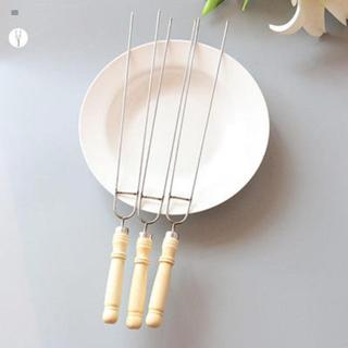 Que xiên inox TOPV hình chữ U, nướng sườn, cánh gà, xúc xích