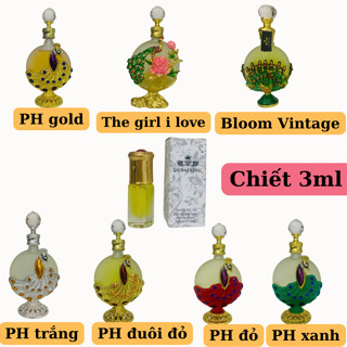 [ NÊN THỬ ] Chiết Lăn 3ml Tinh dầu nước hoa Dubai King hình con công mùi hương ngọt ngào, sang trọng, quyến rũ