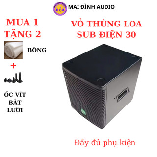 VỎ LOA SUB ĐIỆN 30, VỎ LOA SUB BASS 30, LOA SUB BASS 30 - GIÁ 1 CHIẾC