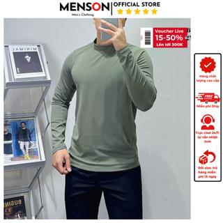 Áo giữ nhiệt nam cổ cao 3cm chất cotton mềm mịn siêu ấm hàng quảng châu cao cấp, áo giữ nhiệt nam 2024 Menson MD4-6216