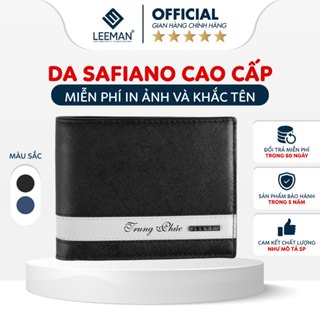 [Có Khắc Tên] Ví Nam Atticus LEEMAN, Dáng Ngang, Thiết Kế Có Khóa Kéo, Kiểu Dáng Hiện Đại, In Hình Miễn Phí Full Hộp Túi