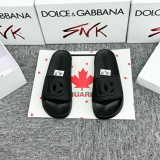 Dép lê nam Đê Và Gờ quai ngang khắc logo nổi gót đúc chữ hãng chạy ngang đế hoa lá cành cao cấp