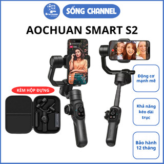  Gimbal Chống Rung AOCHUAN SMART S2   Có hộp đựng chống sốc  