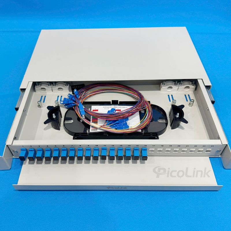 Hộp phối quang ODF 12FO khay trượt lắp rack