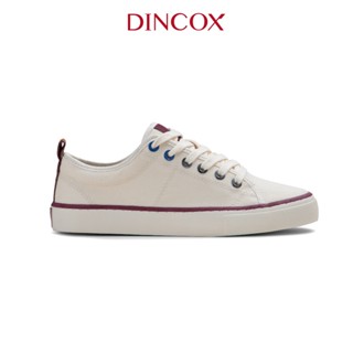 Giày Sneaker Nữ Nam - Vải Canvas Unisex C40 Off/white Dincox Đơn Giản Tinh Tế Shoes Đế Bằng