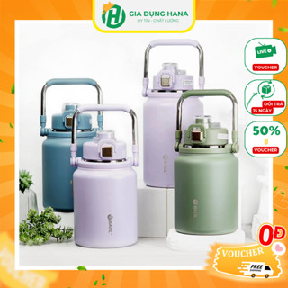 Bình Giữ Nhiệt Y17 Dáng Lùn Mẫu Mới Chất Liệu Inox 304 Có Ống Hút Tiện Lợi Tặng Kèm Bộ 3 Ống Hút Inox