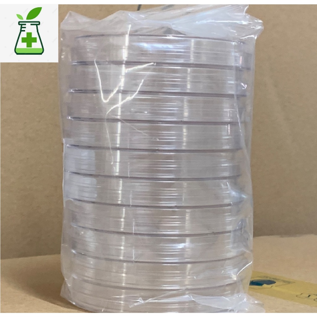 Đĩa petri nhựa 90mm (Ø 90) ( 1 túi 10 đĩa)