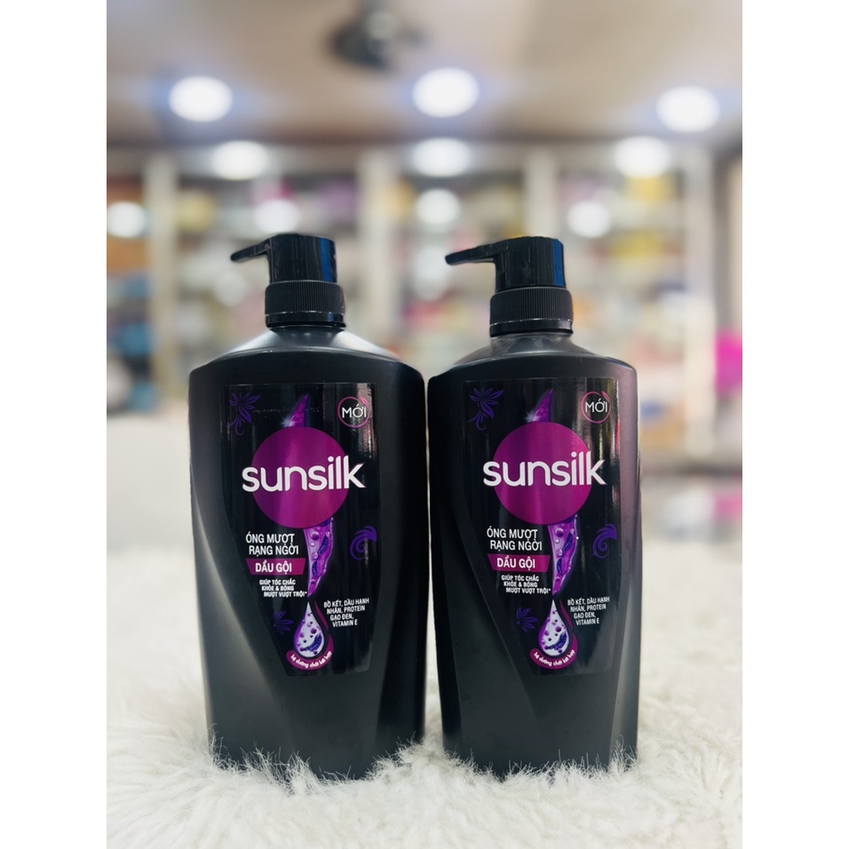 Dầu Gội Sunsilk Dầu Xả Sunsilk Đen Thái Lan Giúp Tóc Óng Ả Mềm Mượt