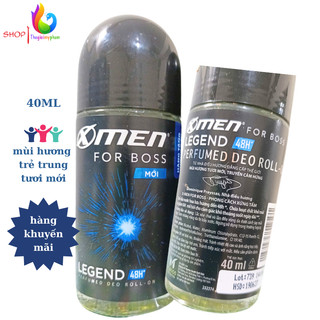 Lăn Khử Mùi Hương Nước Hoa XMEN For Boss Hương Legend 70ml Hoặc 40ml(KM)