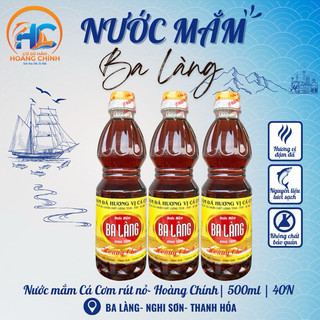 Nước Mắm Cốt Cá Cơm Nguyên Chất 40N - Chai 500ml