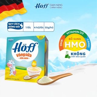 Váng Sữa SỮA NON Hoff cho bé từ 6 tháng tuổi, bổ sung sữa non Colostrum, tăng cường hệ miễn dịch - 1 LỐC (4 hộp x 55g)