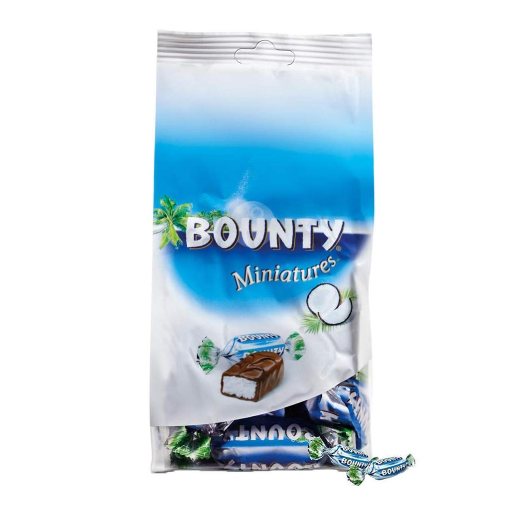 Kẹo Socola nhân dừa Bounty Miniatures Đức 220g - 333g