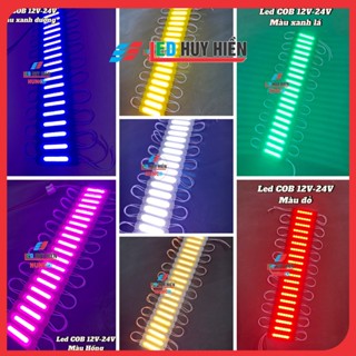 20 Thanh Led hắt COB điện áp 12v, 24v chống nước trang trí xe tải, xe con, nhà cửa