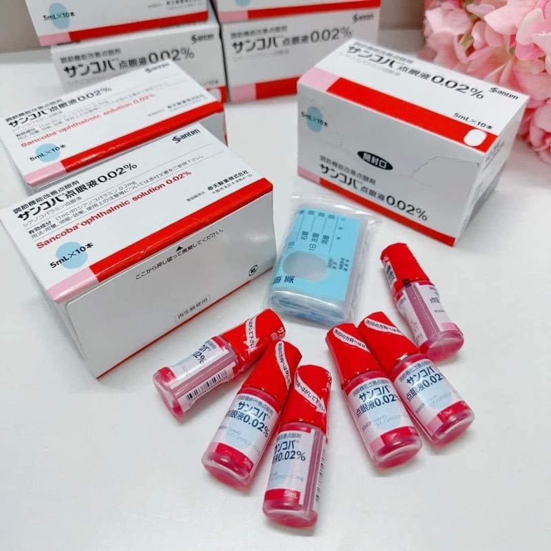 Dung dịch nhỏ mắt sancoba nội địa Nhật Bản 5ml