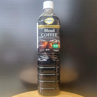  TOPVALU - Chai ĐEN 900ml - CÀ PHÊ NGUYÊN CHẤT KHÔNG ĐƯỜNG    NHẬT BẢN   UCC Sugar Free Original Coffee 