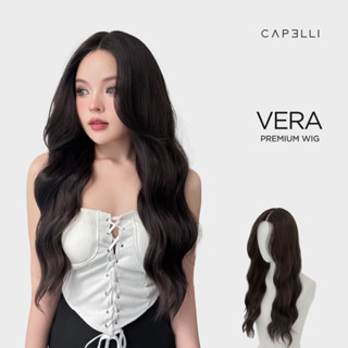 (Clear Stock) Tóc Giả Nguyên Đầu Siêu Da Lưới Lace CAPELLI Xoăn Sóng Mái Bay Vera Premium Wig