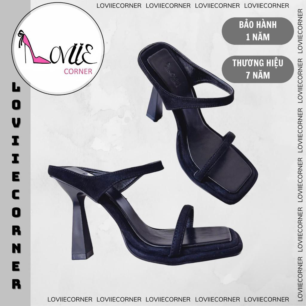 LOVIIECORNER - DÉP CAO GÓT NỮ BASIC - GUỐC NỮ MŨI VUÔNG QUAI MẢNH HIỆN ĐẠI 9 PHÂN - D230762 - HDP260