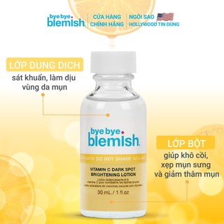 Lotion Chấm Mụn Bye Bye Blemish Dành Cho Mụn Sưng Viêm 30ml