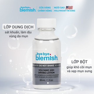 Lotion Chấm Mụn Bye Bye Blemish Dành Cho Mụn Sưng Viêm 30ml