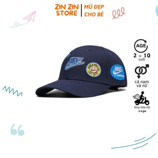 [HÀNG ĐẸP] Mũ nón thời trang cho bé N..ike Đen Logo Xanh Dương JUST DO IT mẫu mũ lưỡi trai phòng cách thể thao hoạt hình