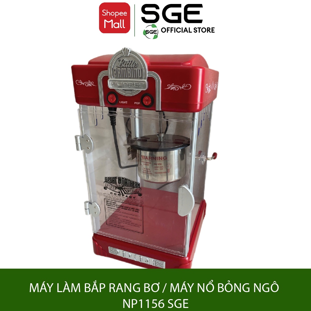 Máy Làm Bắp Rang Bơ / Máy Nổ Bỏng Ngô NP1156 SGE. Dễ Sử Dụng, Nhỏ Gọn, Tốc Độ Cao, Bền Đẹp