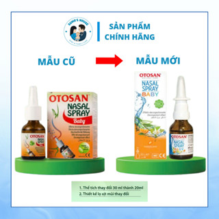 Xịt Mũi Otosan Nasal Spray Baby Giúp Làm Sạch Mũi, Giảm Viêm Mũi, Nghẹt Mũi (Chính Hãng)