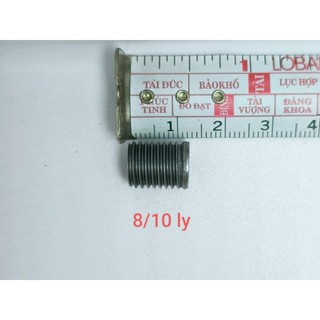 [combo]2 cái ren cấy sơ mi thép , đồng thau (6/8) mm , (8/10)mm  , (10/12) mm