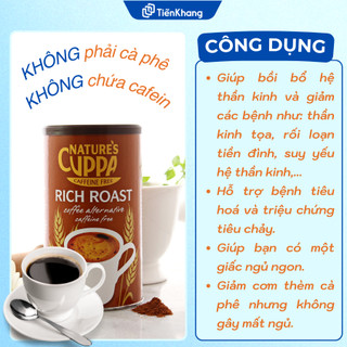 Cà Phê Ngũ Cốc Đức Nature's Cuppa - Lon (125gram) - Cafe không caffein