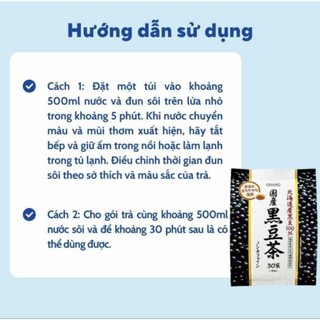 Trà đậu đen Orihiro 30 gói/túi