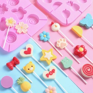 Khuôn làm kẹo mút silicone khuôn cakepop