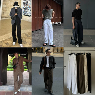 SIAM QUẦN ÂU ỐNG RỘNG LƯNG CAO XẾP LY TRƯỚC