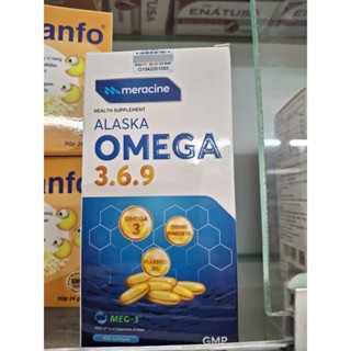  Dầu cá Omega 369 Alaska cải thiện thị lực giảm nguy cơ xơ vữa động mạch và chống oxy hóa lọ 100 viên 