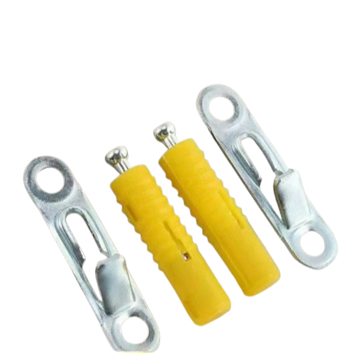 100 Bộ Chốt Liên Kết Tự Do, Liên Kết Âm Lò Xo, Tháo Lắp Dễ Dàng Chắc Chắn, màu đen