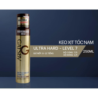 Gôm Xịt Tóc Nam Gatsby Hair Spray 250ml - Giữ Nếp Tạo Kiểu Tóc