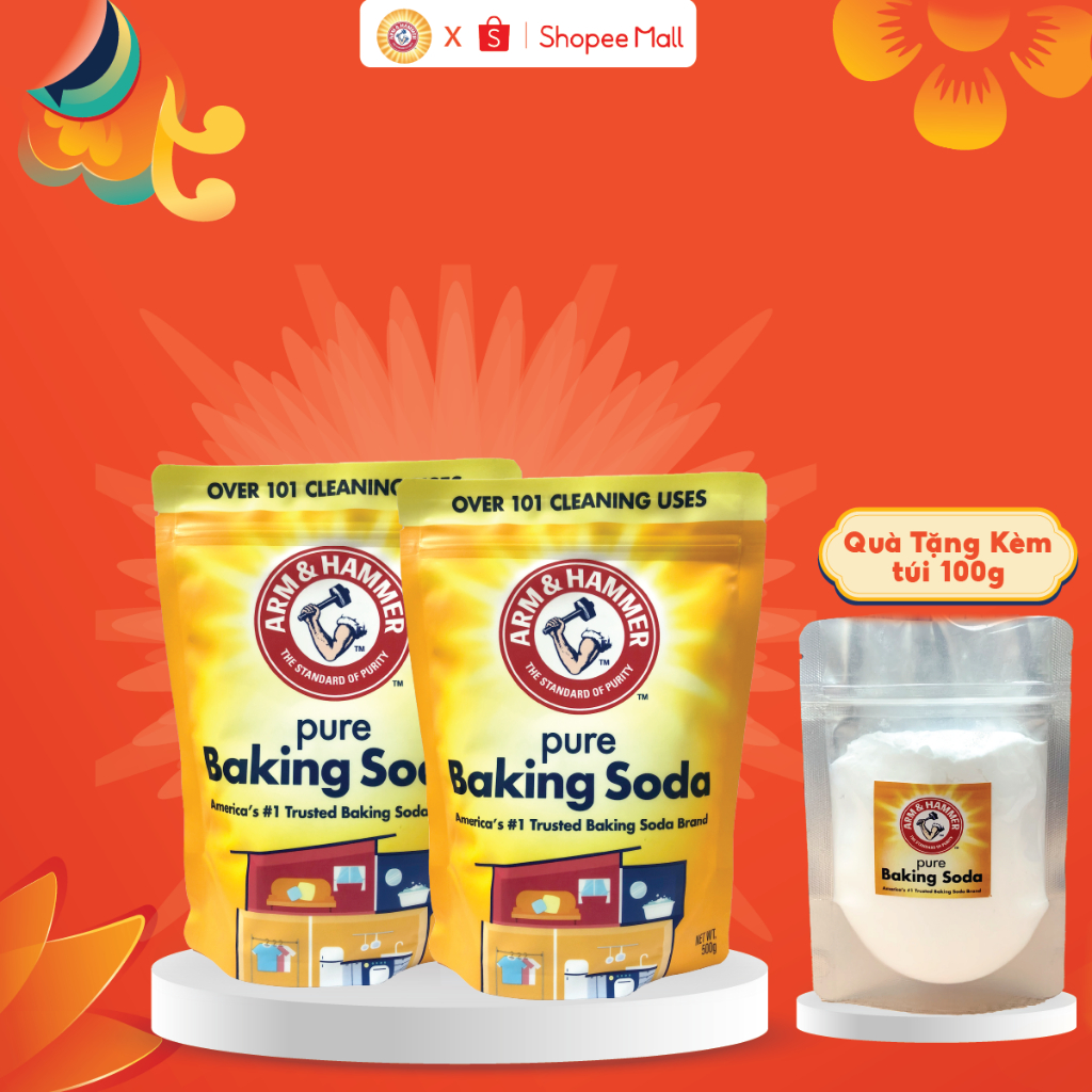 Muối Nổi Đa Năng Arm&Hammer Baking Soda [500g]