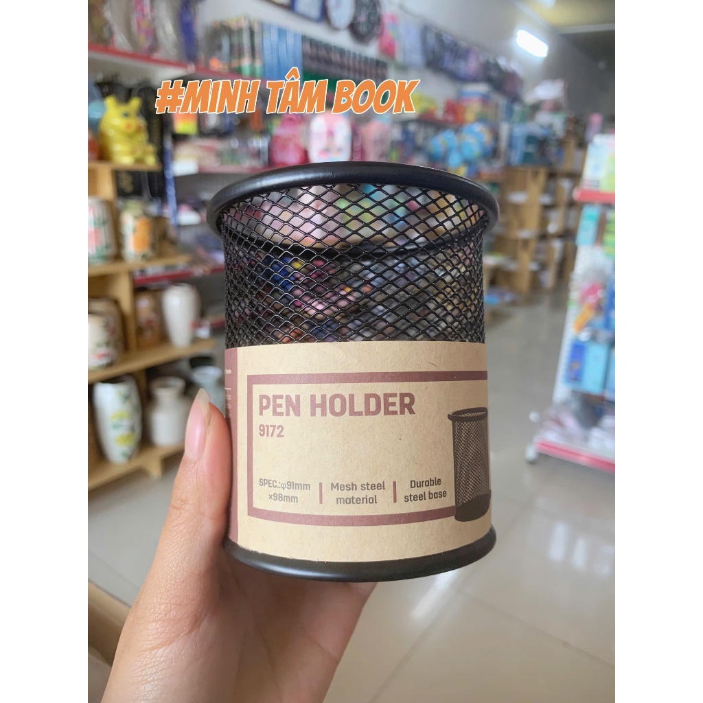 Ống Đựng Bút, Giá Cắm Bút Tròn Deli 9172 Tiện Lợi