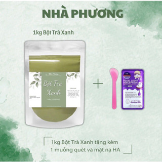 Bột Trà Xanh nguyên chất gói 250gr, 500gr, 1kg (tặng kèm quà) (chi tiết trong phần mô tả) Bột Nhà Phương