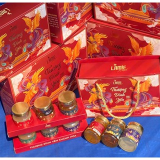  Yến sào Nha Trang hũ chưng sẵn Lamie đủ vị thượng đỉnh yến - Hộp quà tết 6 hũ gồm 6 vị ngẫu nhiên 