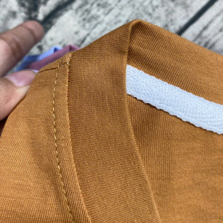 Áo Thun Nữ Cổ Tim Trơn Cotton 2 Chiều Amanecer